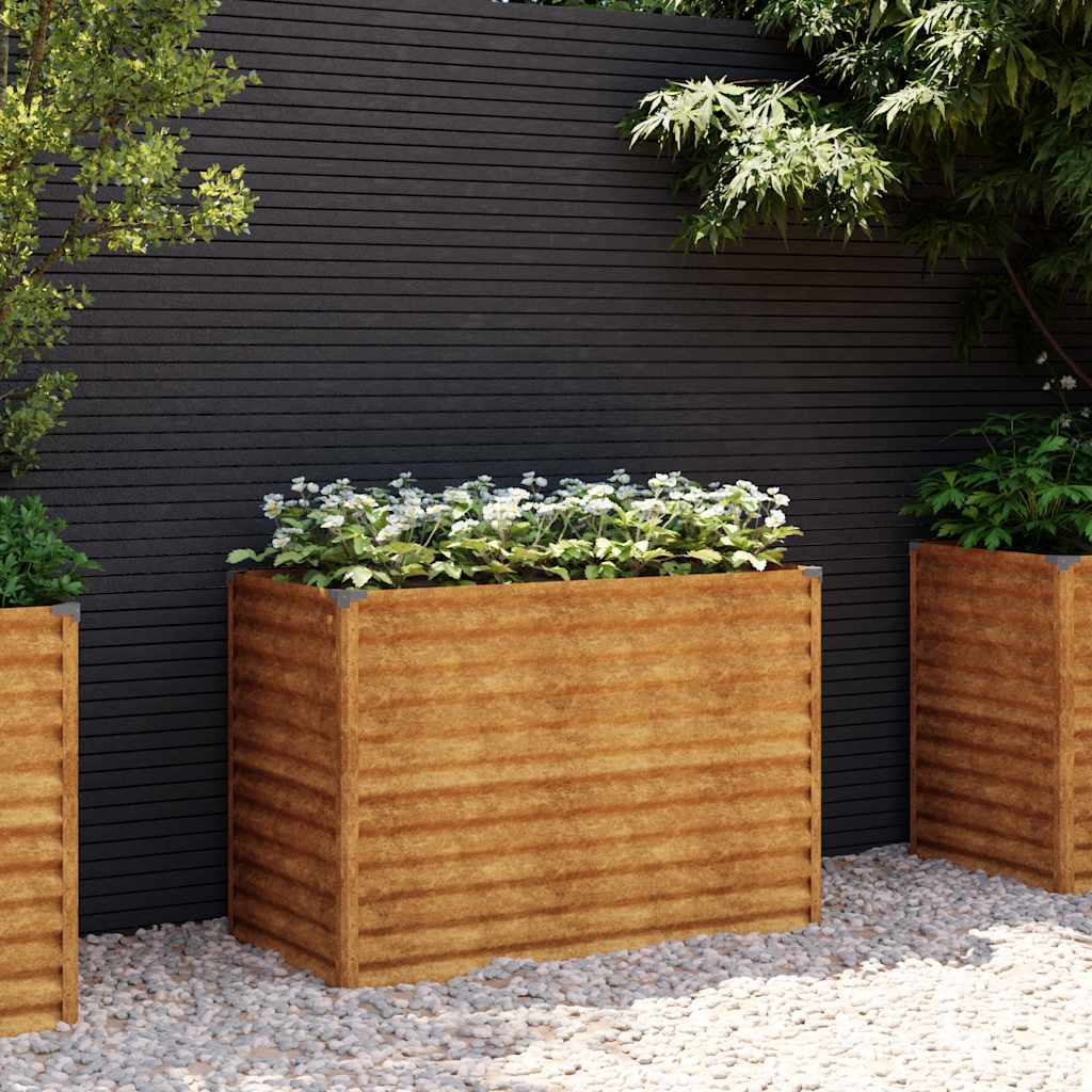 JUNG Vida Garten-Hochbeet 100 x 50 x 69 cm Cortenstahl
