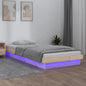 JUNG Vida Massivholzbett mit LED-Beleuchtung 100x200 cm