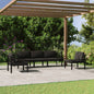 JUNG Vida 5-tlg. Garten-Lounge-Set mit Kissen Aluminium Anthrazit