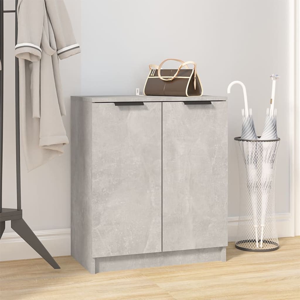 JUNG Vida Schuhschrank Betongrau 59x35x70 cm Holzwerkstoff