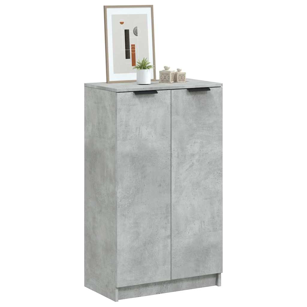 JUNG Vida Schuhschrank Betongrau 59x35x100,5 cm Holzwerkstoff