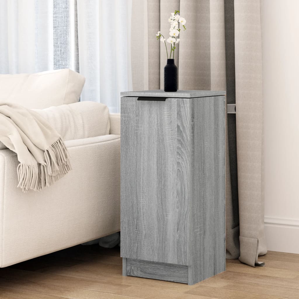 JUNG Vida Sideboard Grau Sonoma 30x30x70 cm Holzwerkstoff