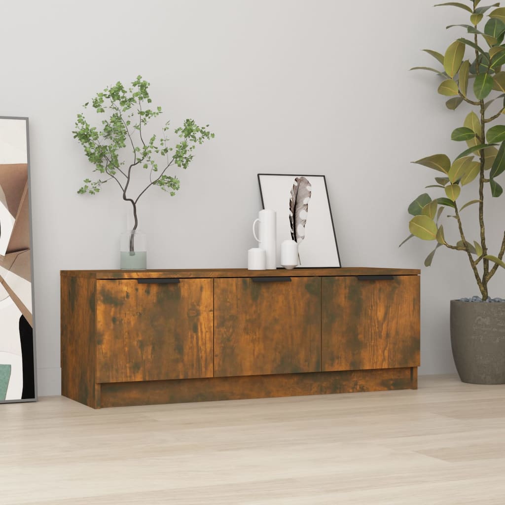 JUNG Vida TV-Schrank Räuchereiche 102x35x36,5 cm Holzwerkstoff