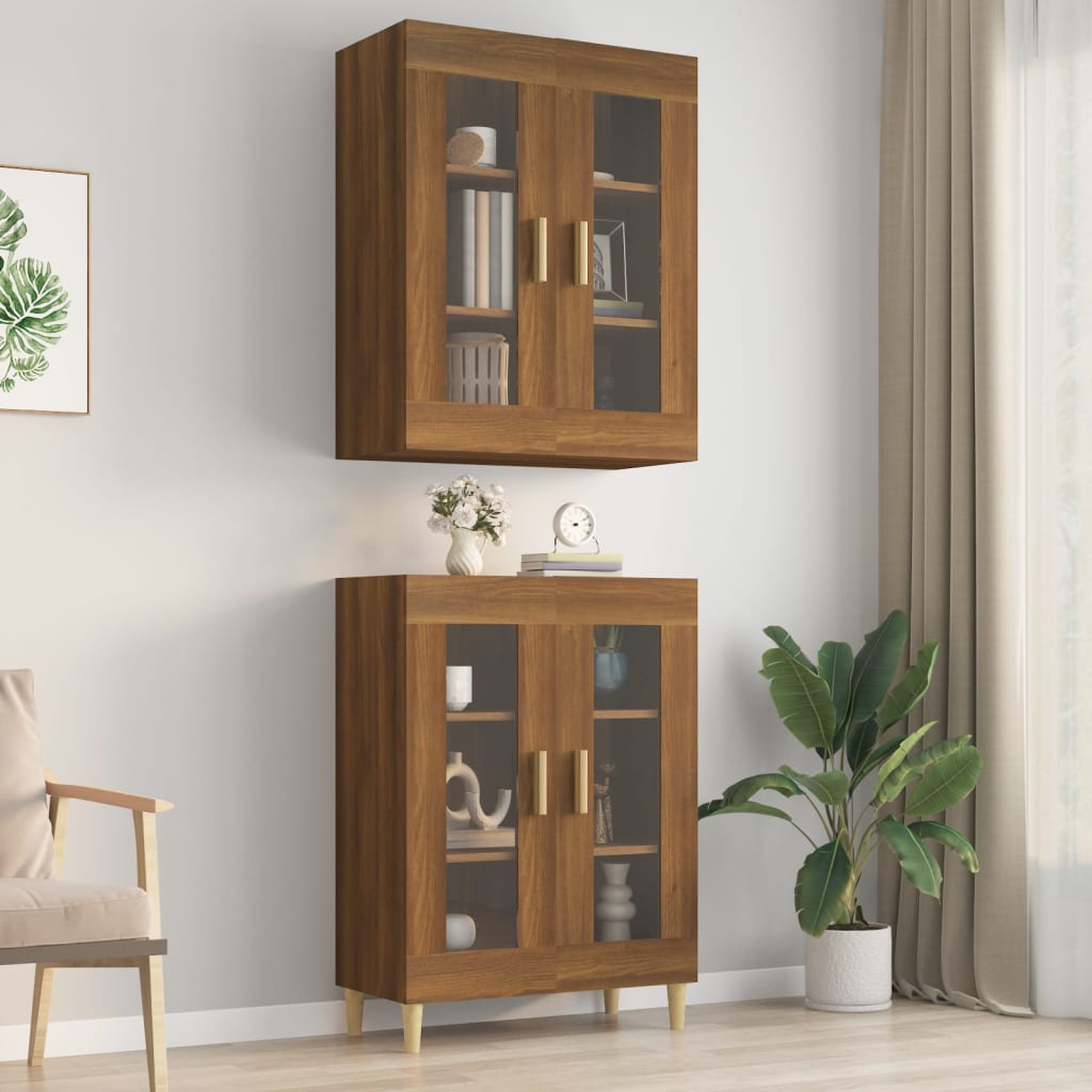JUNG Vida Hängeschrank Braun Eichen-Optik 69,5x34x90 cm