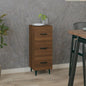 JUNG Vida Sideboard Braun Eichen-Optik 34,5x34x90 cm Holzwerkstoff
