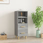 JUNG Vida Sideboard Grau Sonoma 34,5x34x90 cm Holzwerkstoff