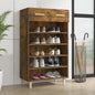 JUNG Vida Schuhschrank Räuchereiche 60x35x105 cm Holzwerkstoff