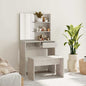 JUNG Vida Schminktisch-Set Betongrau 74,5x40x141 cm