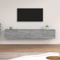 JUNG Vida Wandschränke 2 Stk. Grau Sonoma 100x36,5x35 cm Holzwerkstoff