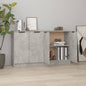 JUNG Vida Sideboards 2 Stk Betongrau 60x30x70 cm Holzwerkstoff
