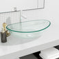 JUNG Vida Waschbecken Hartglas 54,5x35x15,5 cm Transparent