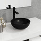 JUNG Vida Waschbecken Hartglas 30x12 cm Schwarz