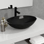 JUNG Vida Waschbecken Glas 50x37x14 cm Schwarz