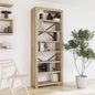 JUNG Vida Bücherregal 7 Böden 80x30x200 cm Massivholz Akazie