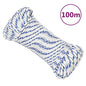 JUNG Vida Bootsseil Weiß 4 mm 100 m Polypropylen