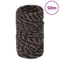 JUNG Vida Bootsseil Schwarz 2 mm 50 m Polypropylen