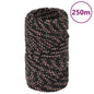 JUNG Vida Bootsseil Schwarz 2 mm 250 m Polypropylen
