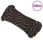 JUNG Vida Bootsseil Schwarz 3 mm 100 m Polypropylen