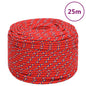 JUNG Vida Bootsseil Rot 8 mm 25 m Polypropylen