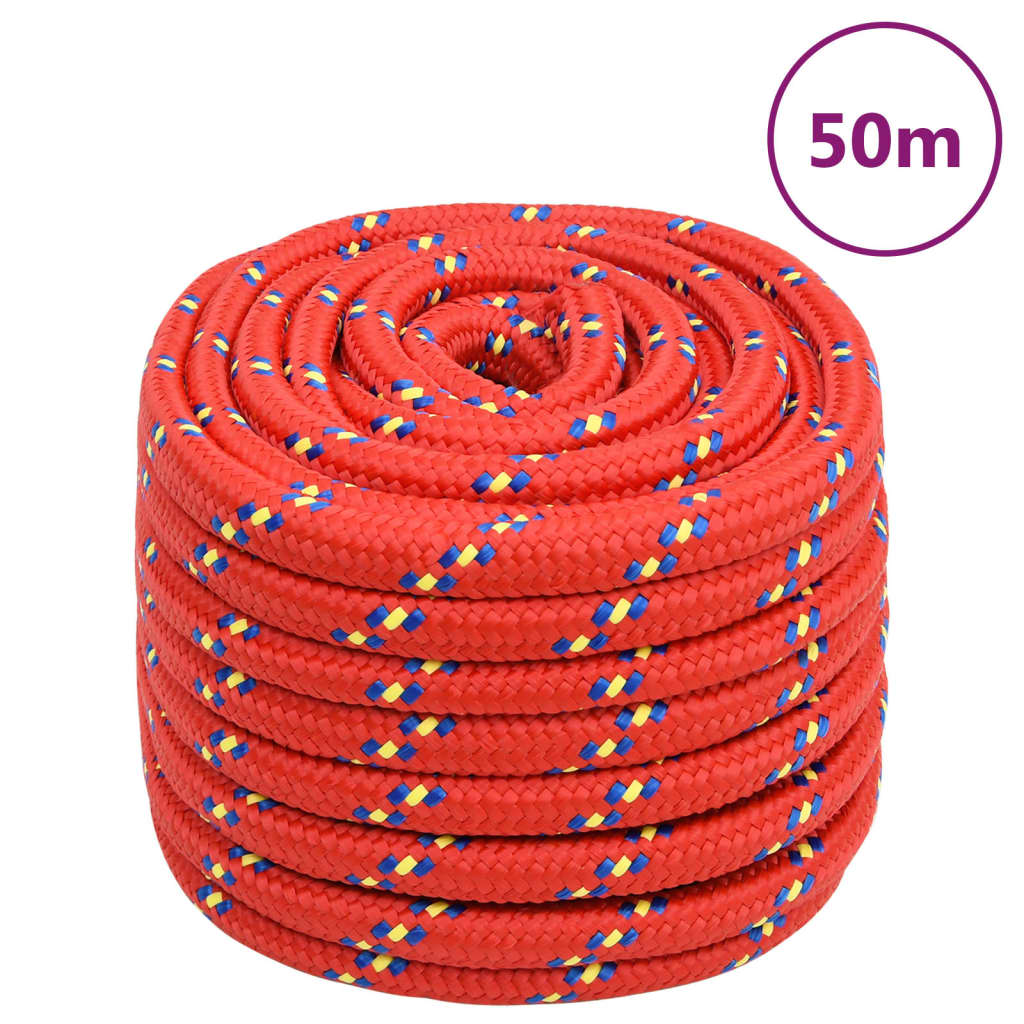 JUNG Vida Bootsseil Rot 20 mm 50 m Polypropylen