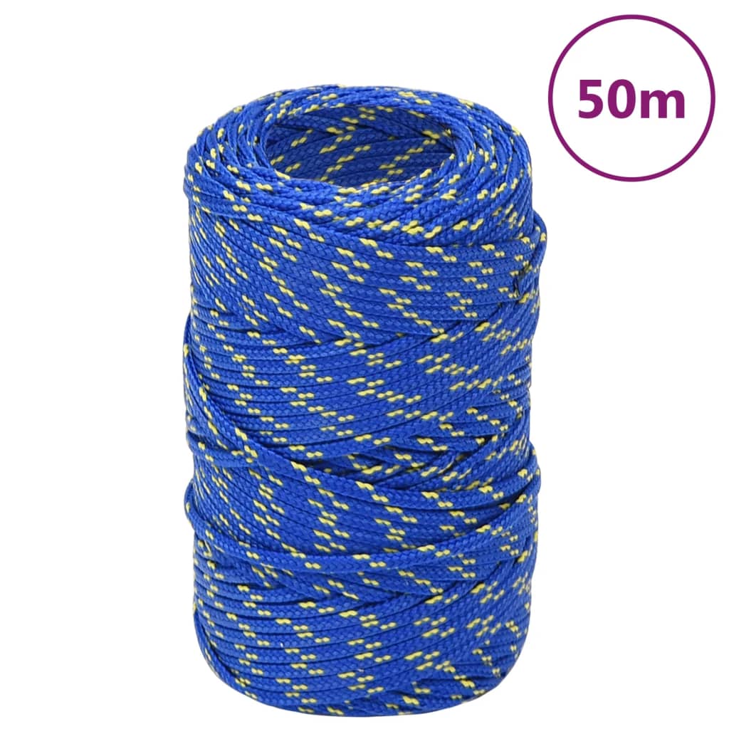 JUNG Vida Bootsseil Blau 2 mm 50 m Polypropylen