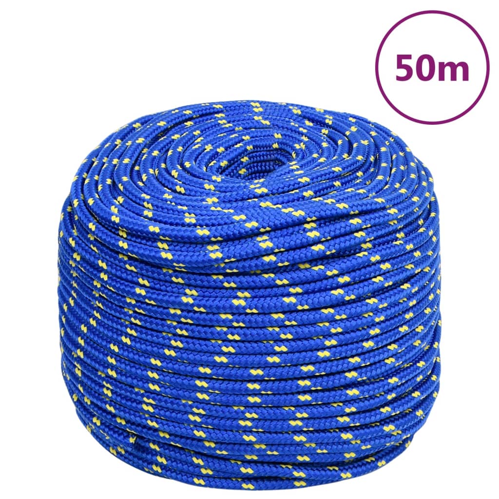 JUNG Vida Bootsseil Blau 6 mm 50 m Polypropylen