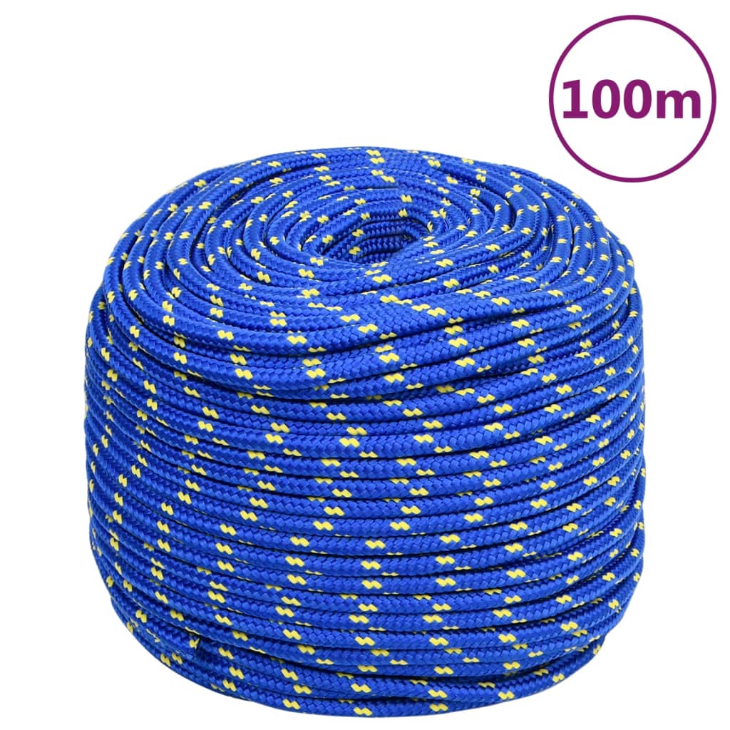 JUNG Vida Bootsseil Blau 10 mm 100 m Polypropylen