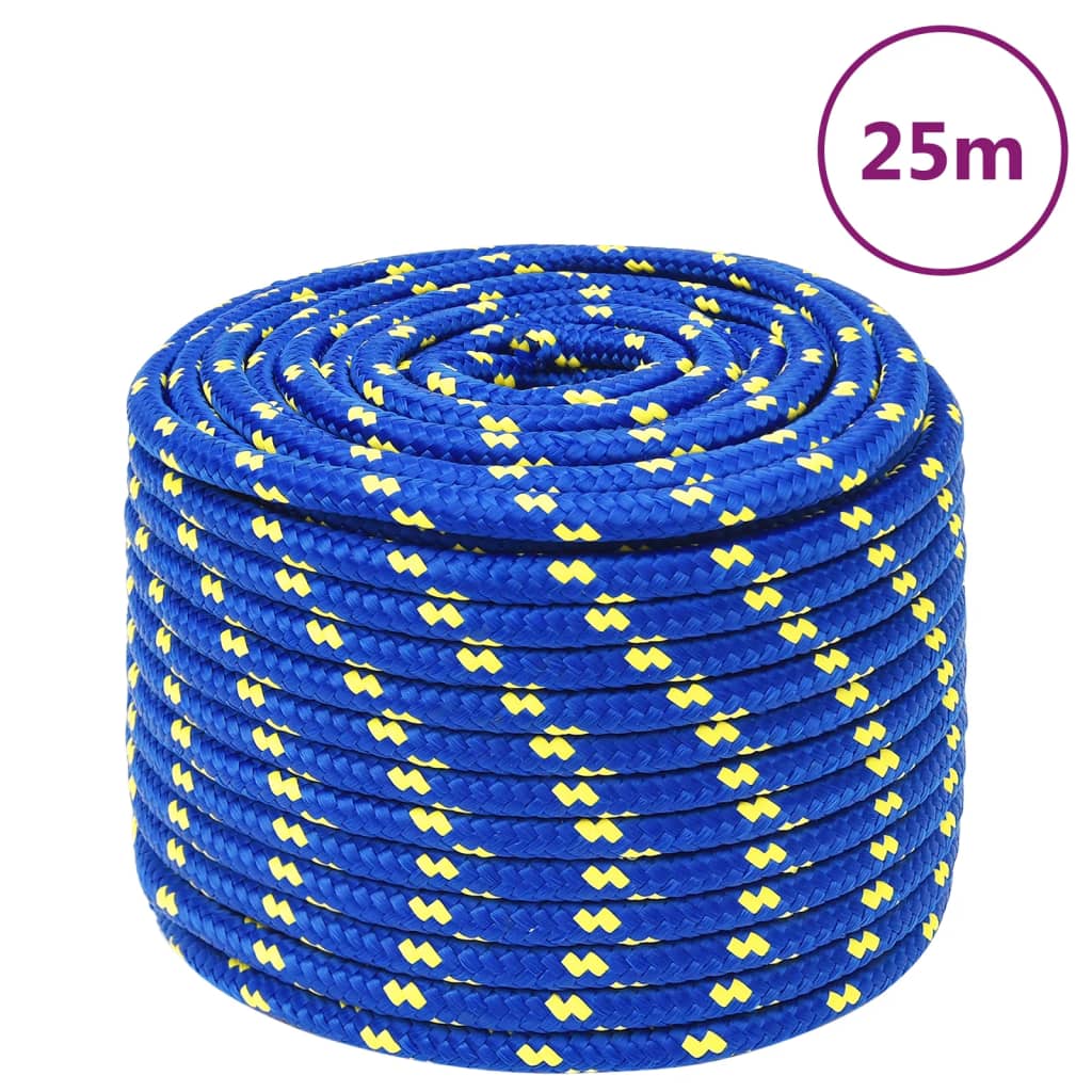 JUNG Vida Bootsseil Blau 14 mm 25 m Polypropylen