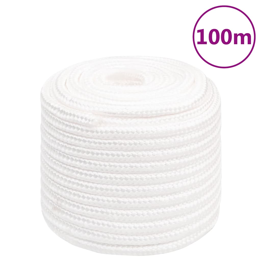 JUNG Vida Bootsseil Weiß 16 mm 100 m Polypropylen