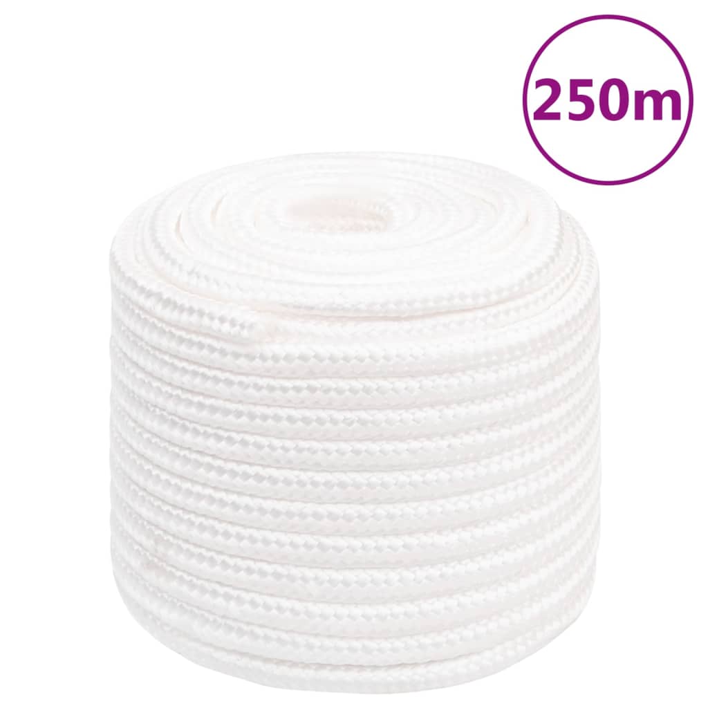 JUNG Vida Bootsseil Weiß 16 mm 250 m Polypropylen