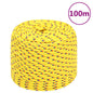 JUNG Vida Bootsseil Gelb 6 mm 100 m Polypropylen