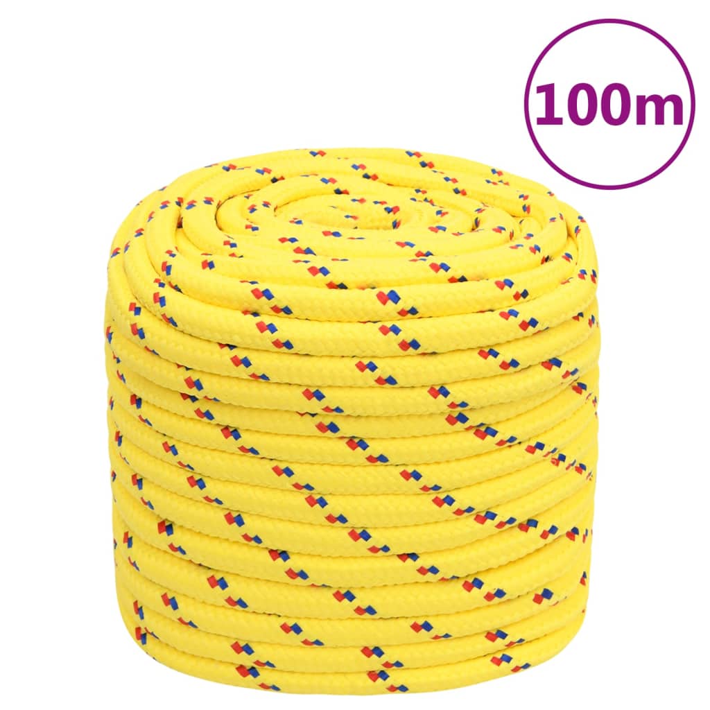 JUNG Vida Bootsseil Gelb 18 mm 100 m Polypropylen
