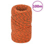 JUNG Vida Bootsseil Orange 2 mm 100 m Polypropylen