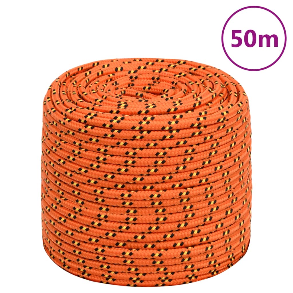 JUNG Vida Bootsseil Orange 6 mm 50 m Polypropylen