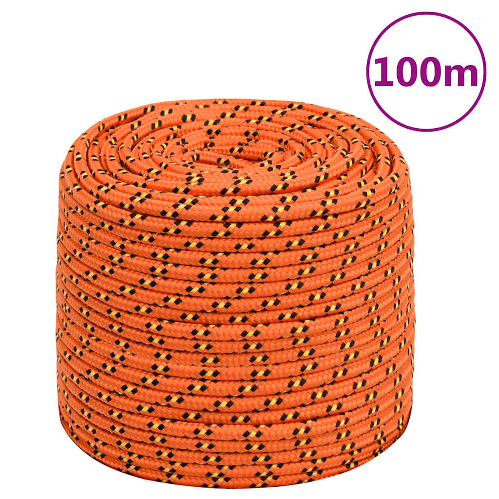 JUNG Vida Bootsseil Orange 10 mm 100 m Polypropylen