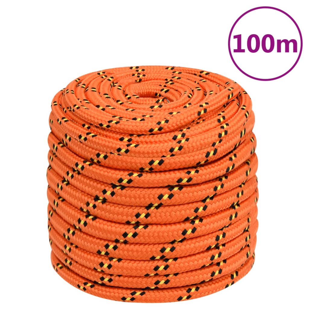JUNG Vida Bootsseil Orange 16 mm 100 m Polypropylen