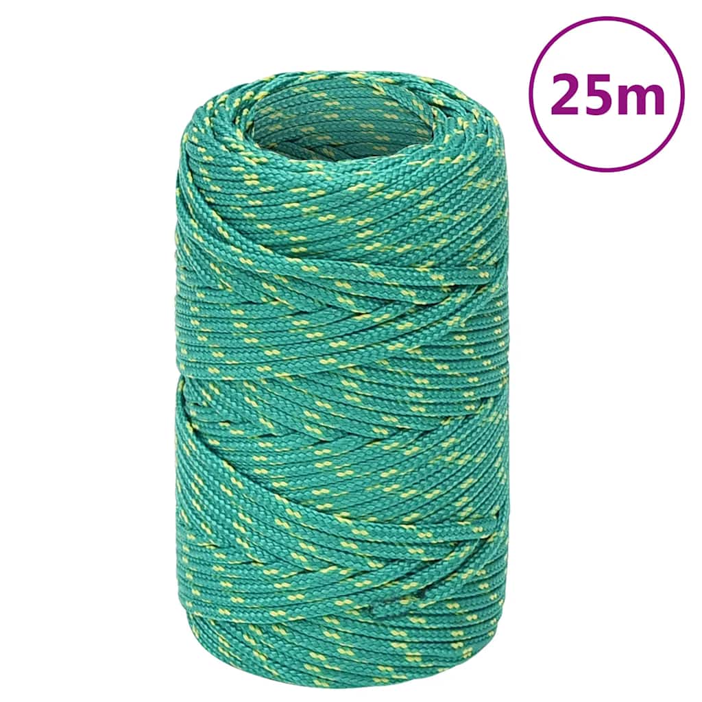 JUNG Vida Bootsseil Grün 2 mm 25 m Polypropylen