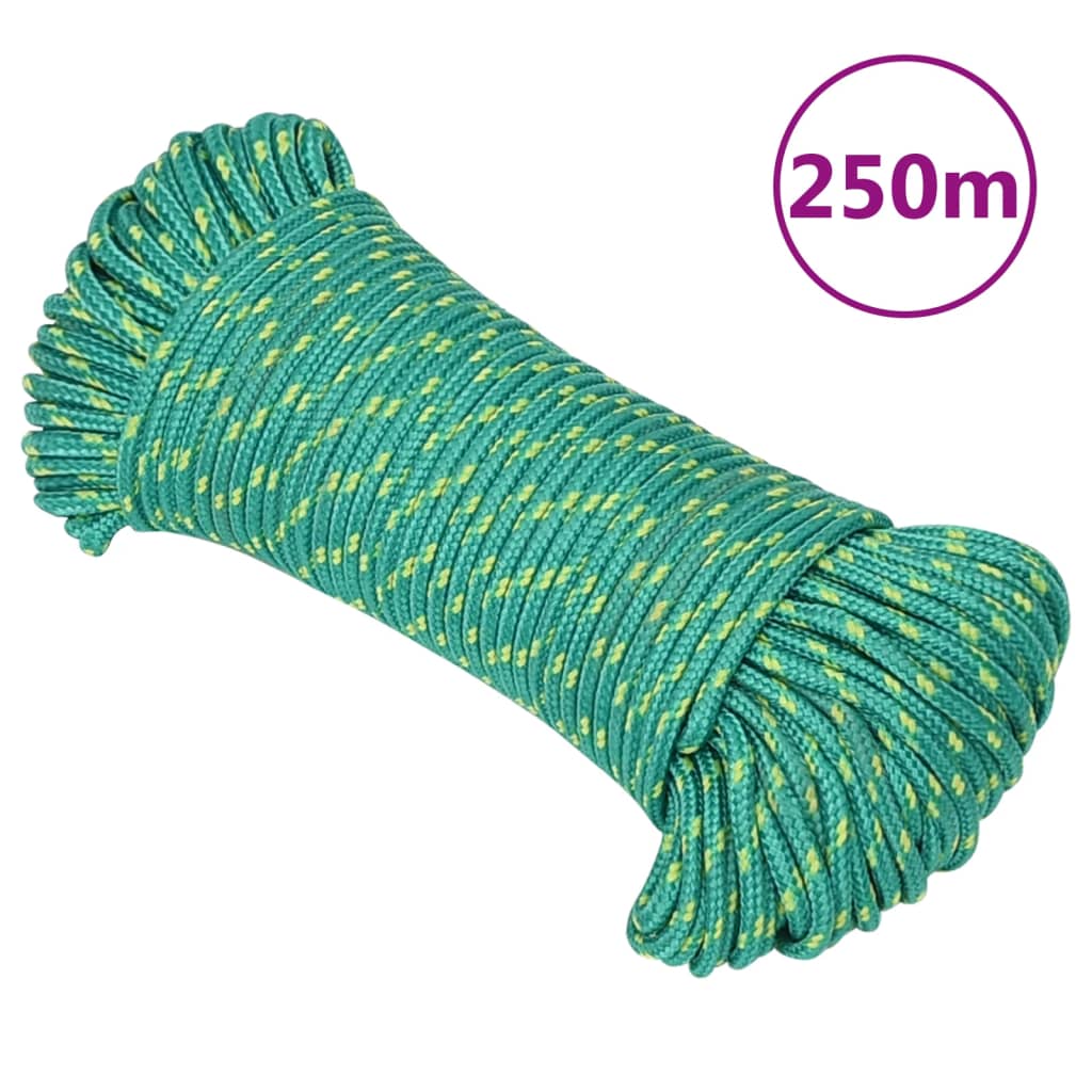 JUNG Vida Bootsseil Grün 3 mm 250 m Polypropylen