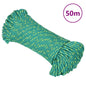 JUNG Vida Bootsseil Grün 4 mm 50 m Polypropylen