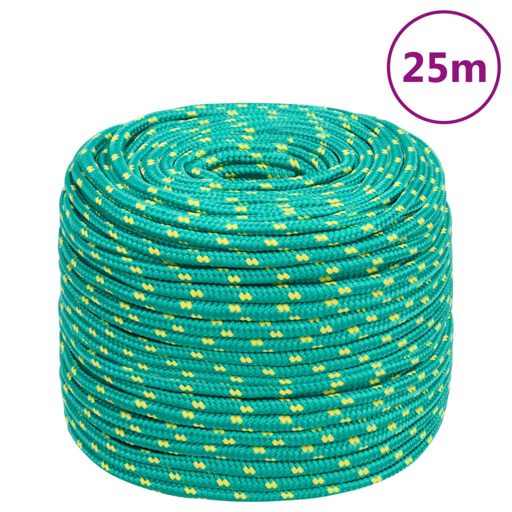 JUNG Vida Bootsseil Grün 8 mm 25 m Polypropylen