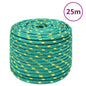 JUNG Vida Bootsseil Grün 12 mm 25 m Polypropylen