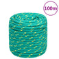 JUNG Vida Bootsseil Grün 16 mm 100 m Polypropylen