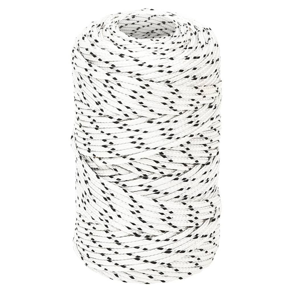 JUNG Vida Bootsseil Geflochten Weiß 2 mmx500 m Polyester