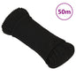 JUNG Vida Arbeitsseil Schwarz 4 mm 50 m Polyester