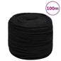 JUNG Vida Arbeitsseil Schwarz 6 mm 100 m Polyester
