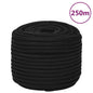 JUNG Vida Arbeitsseil Schwarz 14 mm 250 m Polyester