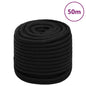JUNG Vida Arbeitsseil Schwarz 16 mm 50 m Polyester