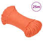 JUNG Vida Arbeitsseil Orange 8 mm 25 m Polypropylen