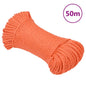 JUNG Vida Arbeitsseil Orange 8 mm 50 m Polypropylen