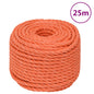 JUNG Vida Arbeitsseil Orange 14 mm 25 m Polypropylen